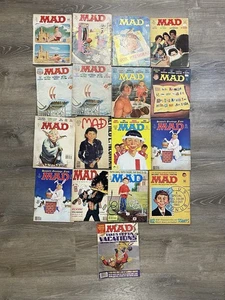 Konvolut 17 Vintage Mad Magazines 1970’s-1990s Spoof Books 2 Duplikate Satire - Bild 1 von 15