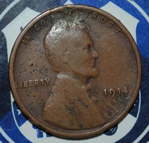 1914 D   lincoln cent  {{{1A39 - Picture 1 of 3