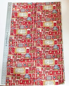 2 Yards Diana Marcum Marcus Bros Grandmas Gingerbread Recipe Fabric - Picture 1 of 3