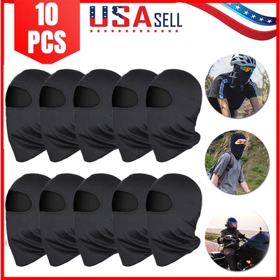 10 Packs Balaclava Face Mask Ski Mask Full Face Mask Windproof Men&Women Outdoor - Image 1 of 4
