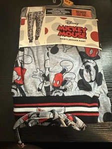 Men’s Size Medium 32-34 Mickey Mouse Jogger Style Lounge Pants - Picture 1 of 2