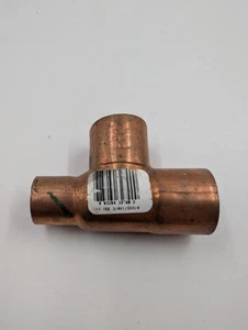 COPPER PLUMBING FITTINGS 3/4 x 1/2 x 3/4 REDUCING TEE C x C x C - Picture 1 of 2