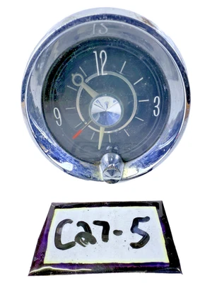 OEM 1961 1962 1963 1964 CADILLAC DEVILLE 60 SPECIAL ELDORADO DASH CLOCK C27-5 - Image 1 of 4