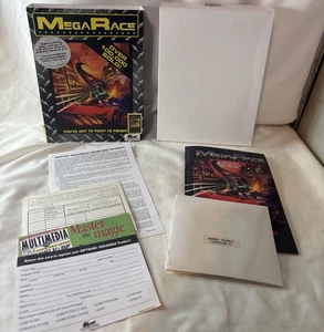 MegaRace IBM PC Game 1994 Big Box Invision Awards Software Tool works - Picture 1 of 8