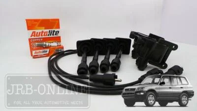 Toyota RAV4 SXA10 SXA11 94-2000 Ignition Coils Leads Spark Plug Service Kit - image 1 of 4