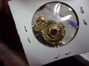 B470 lions club pin 10K GF past president with gold hammer - Picture 1 of 2