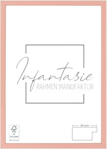 Bilderrahmen Rosa Pastell Infantasie 'N°2' nach Maß Holz Modern  - Bild 1 von 7