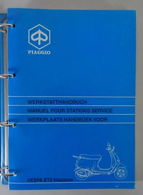 Manual de Taller/Werkplaats Handboek Piaggio Vespa Et 2 Iniezione Von 01/1998 - Imagen 1 de 4