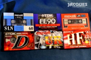 lot de 6 cassette Type I neuves Maxell TDK Sony - Imagen 1 de 2