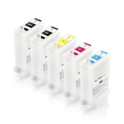 5*260ML PFI-102 Empty Ink Cartridge for Canon IPF700 IPF 650 655 750 755 760 765 - Image 1 of 4