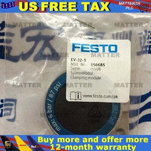 US FREE TAX New Festo EV-32-5 150685 Clamping module - Zdjęcie 1 z 4