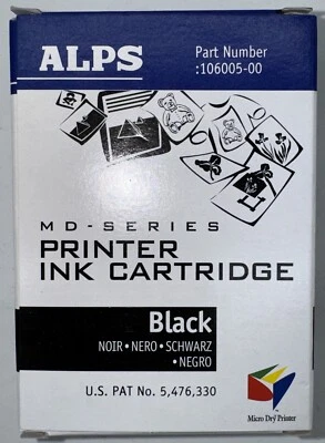 Alps MD Printer Ink Cartridge  - Black 106005-00 - Image 1 of 2