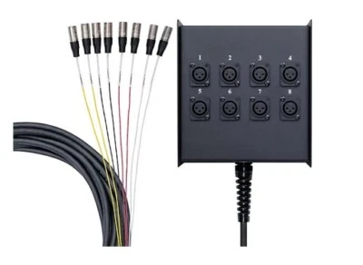 Livewire Advantage 8-Channel Snake 50 ft. Black - Mint Open Box - Image 1 of 2