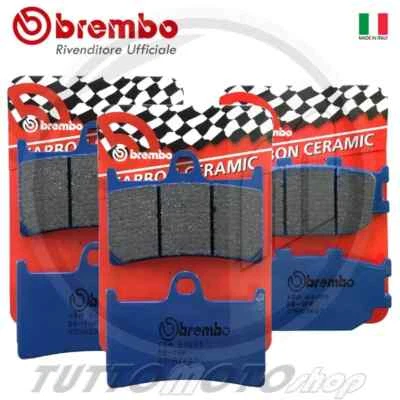 Pastiglie YAMAHA FZ 6 S2 Fazer ABS 600 2008 2009 FZ6 Ant. Post. Carbon BREMBO - Immagine 1 di 4