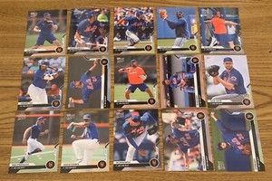 2020 TOPPS NOW NEW YORK METS ROAD TO OPENING DAY 15-CARD TEAM SET