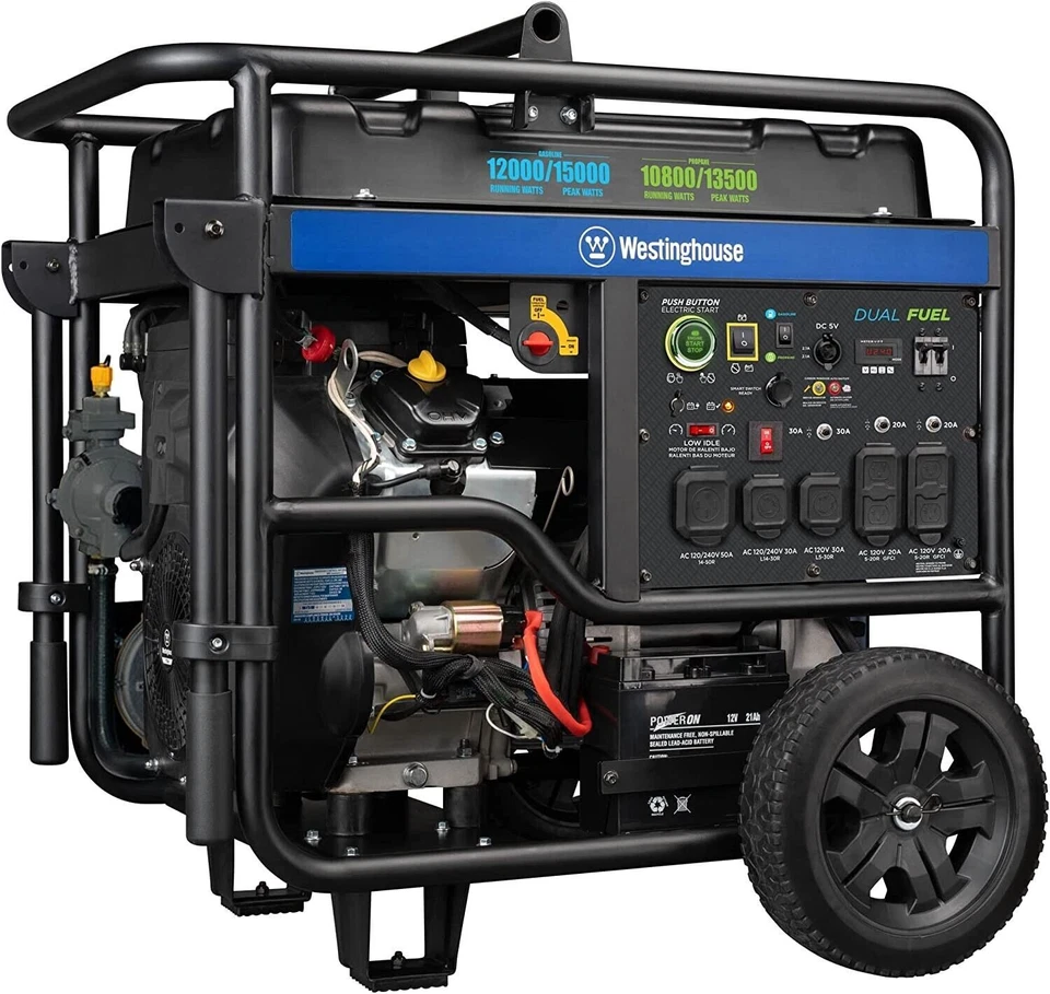 Westinghouse WGEN12000DFC 15000W Power Generator