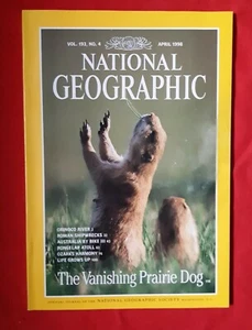 Revista National Geographic - abril de 1998 - El perro de la pradera que desaparece - Imagen 1 de 3