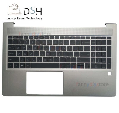 N01933-001 Laptop Palmrest For HP ProBook 450 G9 455 G9 US Keyboard - Image 1 of 4