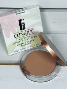 Clinique True Bronze Pressed Powder Bronzer, 02 Sunkissed, Full Size 0.33oz, NIB - Picture 1 of 9