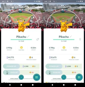 Pokémon Brillante Pikachu Sajik Estadio de Béisbol Busan Corea Fondo - P T C - Imagen 1 de 1