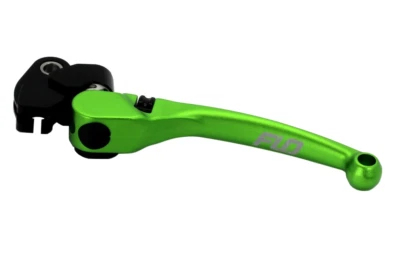 Kawasaki KX125 KX250 KX250F KX450F FLO MOTORSPORTS PRO 160 CLUTCH LEVER GREEN - Image 1 of 4