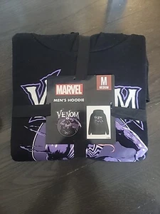 Sudadera con capucha negra Marvel Venom - talla mediana - Imagen 1 de 4