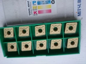 10 Mitsubishi Hartmetalleinsätze CNMG160616-GH UE6110 ( CNMG 160616 CNMG544 ) - Bild 1 von 2