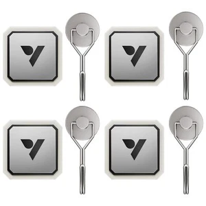VIVOSUN 4 Pack Quick Holds Add-on Base & Magnetic Hook for VGrow Smart Grow Box - Picture 1 of 7