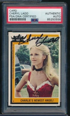 1977 Topps Charlie's Angels #181 Kris Cheryl Ladd signed auto PSA/DNA EXMT-NM - Image 1 of 2