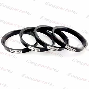 4x Zackenringe 79,0mm - 72,6mm Umbau Zackenringe für Alufelgen - Bild 1 von 3
