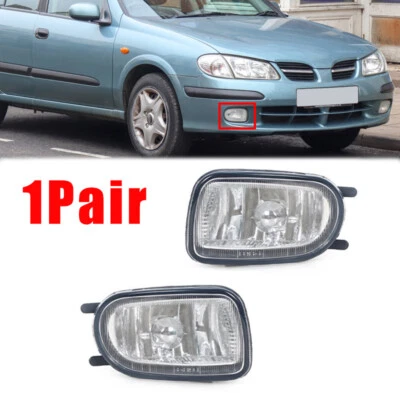 1 par de luces antiniebla para parachoques delantero derecho+izquierdo Nissan Almera Sunny 2000-2004 Foto 1 de 4