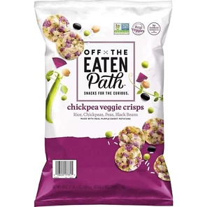Off The Eaten Path Chickpea Veggie Crisps 19 oz - Picture 1 of 3