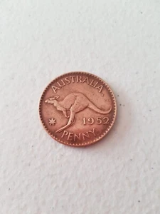 Coin - 1952 Australian Penny Genuine Circulated King George VI KG Polished Perth - Picture 1 of 4