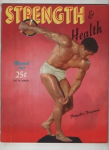 Strength & Health Mag Fraysher Ferguson John Farbotnik March 1951 040121nonr - Picture 1 of 1