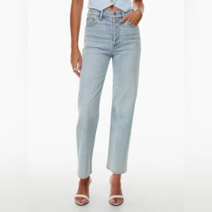 Aritzia Denim Forum The Arlo High Rise Straight Jeans Size 28 - Bild 1 von 8
