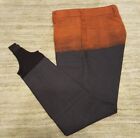 Prada AW07 Pants Mens 30 W 30 L Orange Gray Ombré Wool With Stirrups Runway Rare