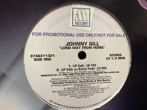 Johnny Gill LONG WAY FROM HOME 12" 1993 MOTOWN 3746311321 R&B SOUL DJ PROMO - Foto 1 di 2