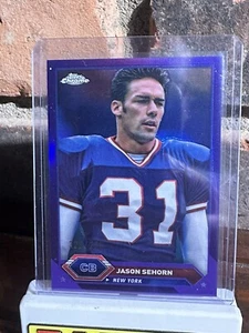 2023 Topps Chrome Composite Jason Sehorn Purple Giants /275 - Bild 1 von 3