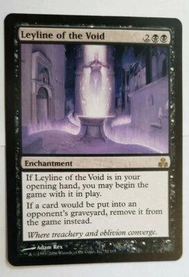2006 Magic The Gathering  Guildpact #52  Leyline of the Void MTG  Rare Magic - Image 1 of 4