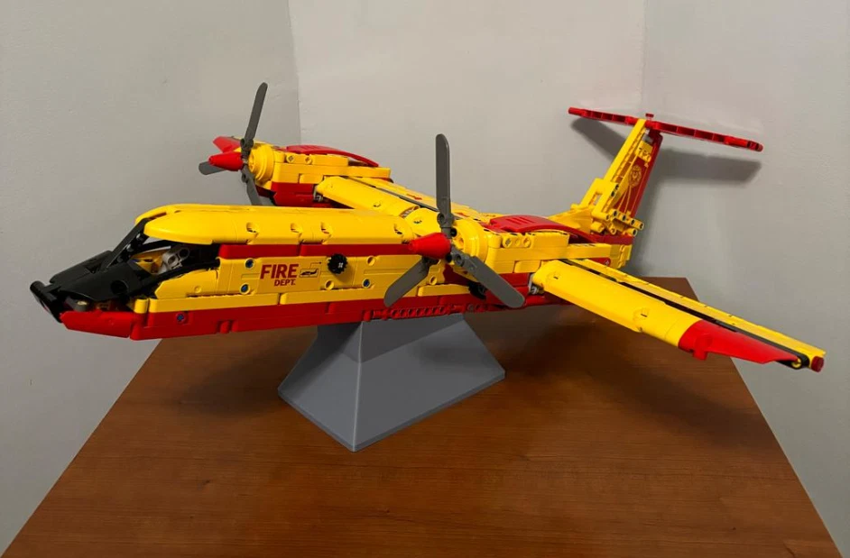 Lego Technic Firefighter Aircraft 42152 Display Stand - 3d Printed - Image 1 of 4