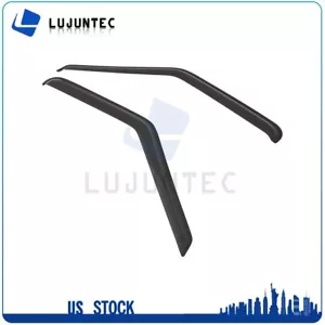 Wavy Window Visor Guard Deflector Compatible with 94-03 Chevy S10/GMC Sonoma - Picture 1 of 6
