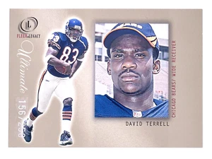 2001 Fleer Legacy Ultimate #92 David Terrell RC 156/250 Chicago Bears - Picture 1 of 2