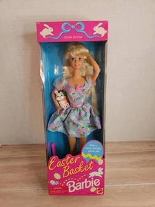 Osterkorb Barbie von Mattel 1995 - ungeöffnete Verpackung - Bild 1 von 7
