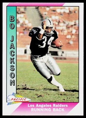 Bo Jackson, 1991 Pacific, #234, Los Angeles Raiders, Foto 1 de 2