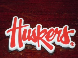 NEBRASKA CORNHUSKERS Vtg Thick RUBBER BIG 10 TEN Huskers MAGNET Standings Board - Picture 1 of 1