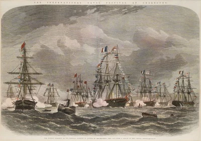 SMYTH (19.Jhd) nach WEEDON (*1819), Internationales Marinefestival Cherbourg,  1 - Bild 1 von 4