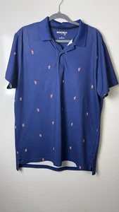 Bonobos Slim-Fit Performance Golfshirt Polokragen Hemd Ärmel zwei Knöpfe L - Bild 1 von 5