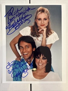 Priscilla Barnes Joyce Dewitt Autographed Signed 8x10 Photograph Three's Company - Picture 1 of 4