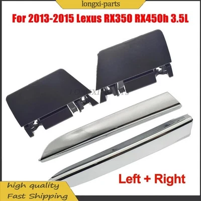 For 2013-15 Lexus RX350 RX450h 3.5L Front LH RH Grille Trim with Tow Hook Cover - Imagem 1 de 4