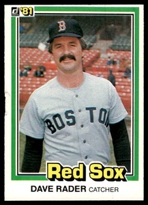 1981 Donruss Dave Rader Boston Red Sox #512 - Picture 1 of 2